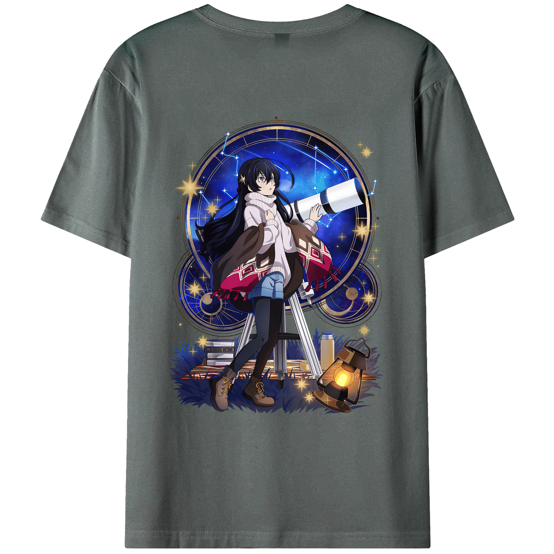 （画像用） 文豪ストレイドッグス Bungo Stray Dogs 綿100％ メンズ半袖Tシャツ（バックプリント） 通気性
